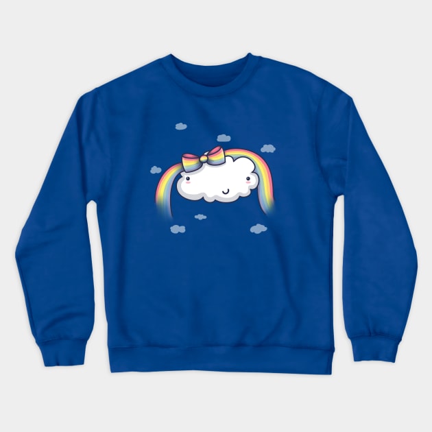 Rain-Bow Crewneck Sweatshirt by kellabell9